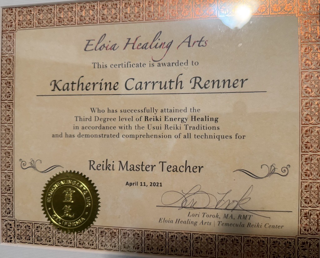 Reiki Master Teacher — Third Degree